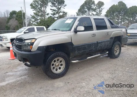2002 Chevrolet Avalanche 1500 from USA, damaged, VIN 3GNEK13T22G115703